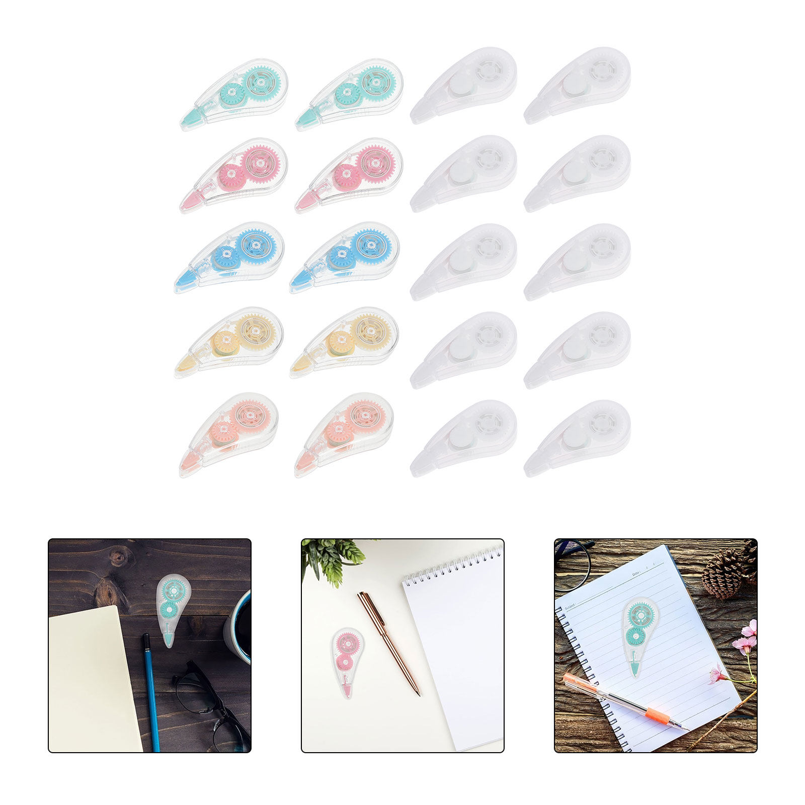 Correction Tape Roller - 20Pcs Correction Tape Instant Correction Applicator