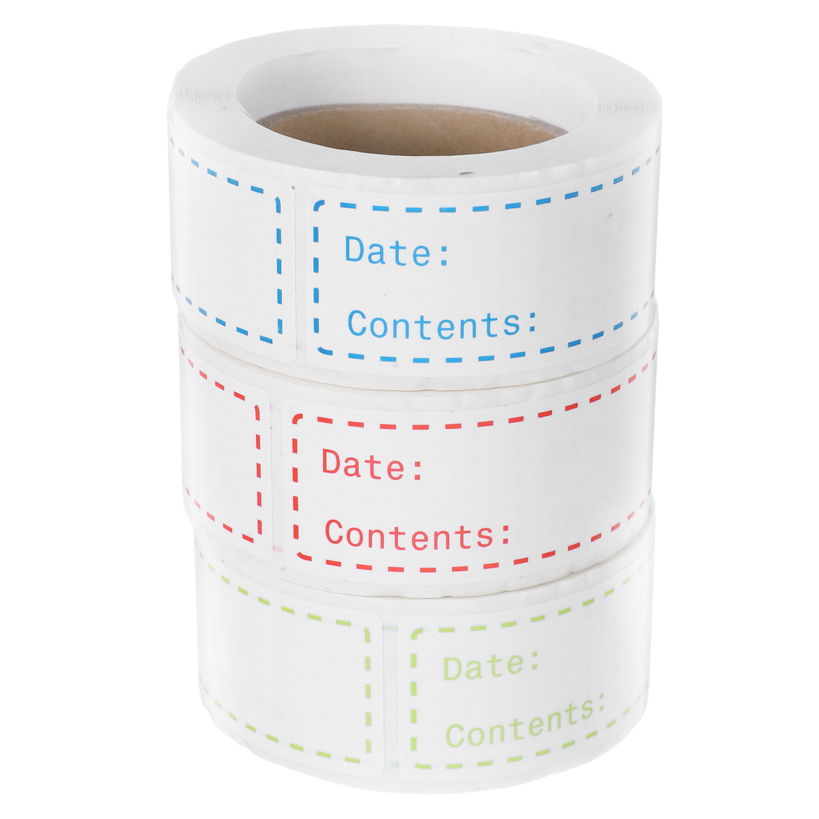 Sticker Label Roll - 3 Rolls Self Adhesive Food Storage