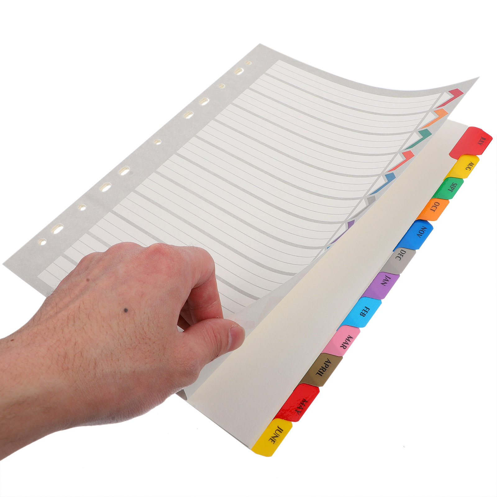 12Sheets Binder Dividers Tabs  - Index Tab Divider 评论和价格