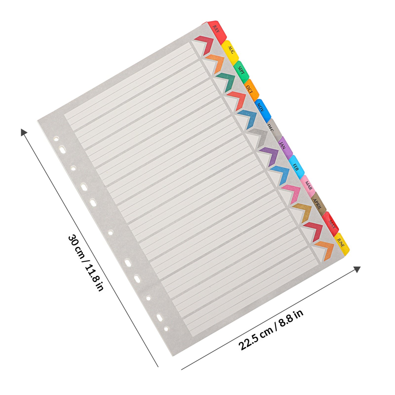 12Sheets Binder Dividers Tabs  - Index Tab Divider 评论和价格