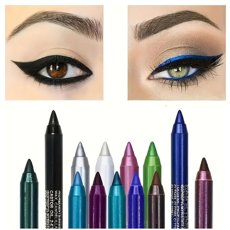 1pcs Waterproof Eyeliner Set w - Highlighter Set Pastel 评论和价格