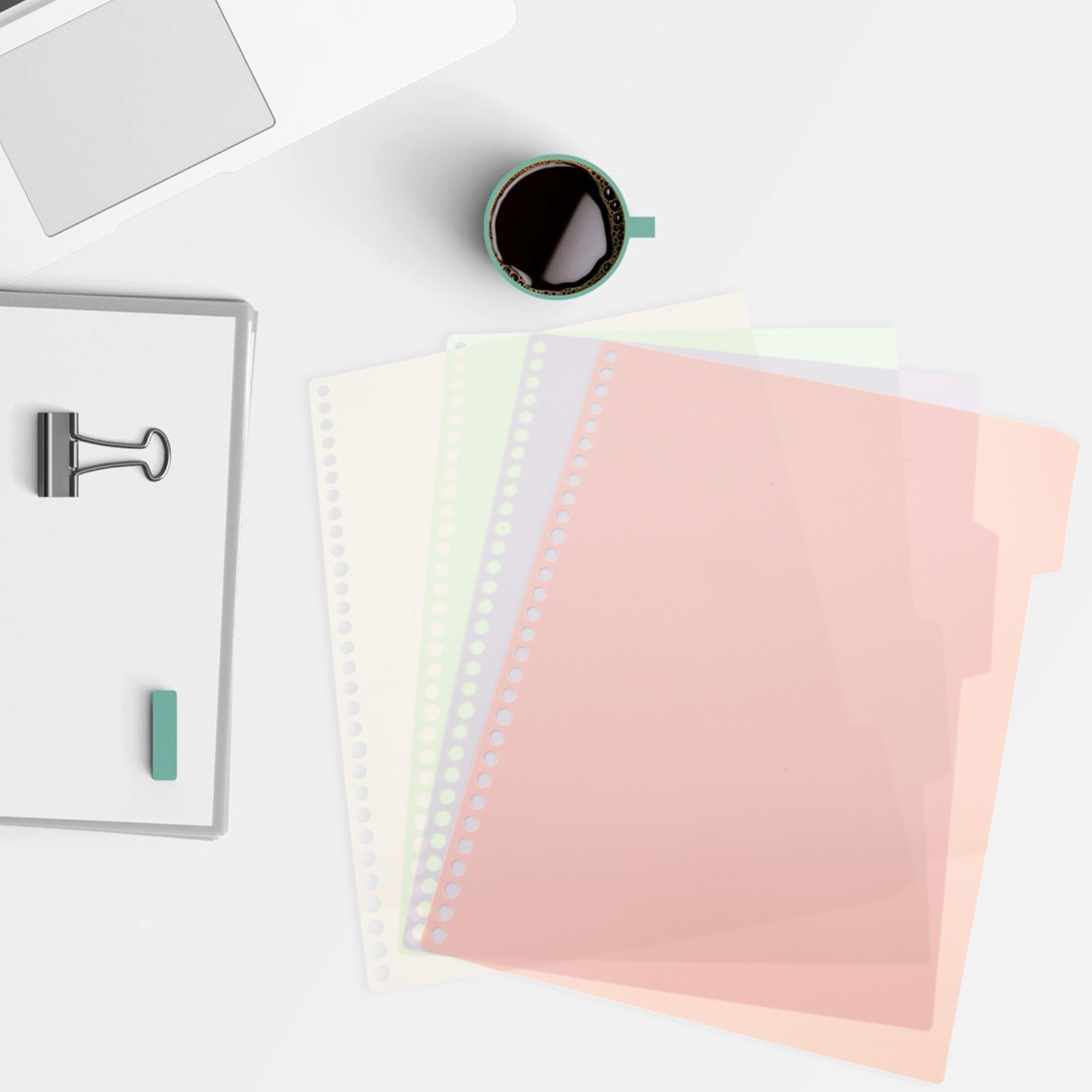 6Sets Colored Binder Dividers  - Index Tab Divider 评论和价格
