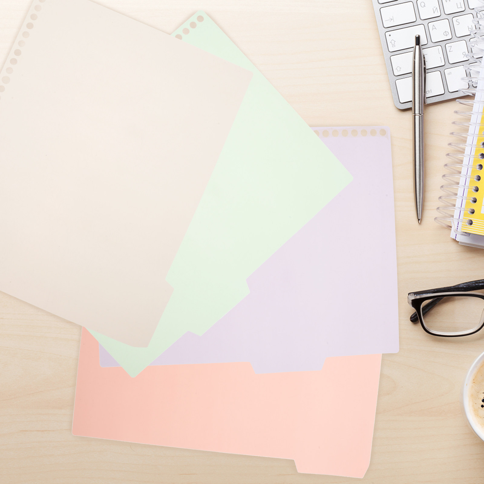 6Sets Colored Binder Dividers  - Index Tab Divider 评论和价格
