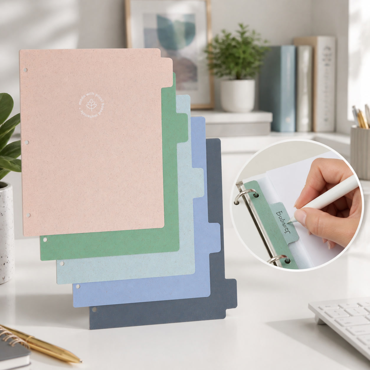 Tab Dividers For Binders, Dura - Index Tab Divider 评论和价格