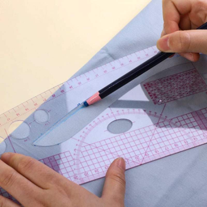 French Curve Cutting Ruler Fas - Ruler Set Transparent 评论和价格
