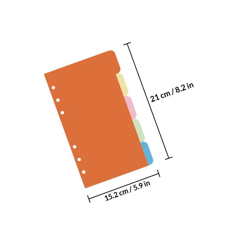 30Pcs Plastic Tab Dividers Col - Index Tab Divider 评论和价格