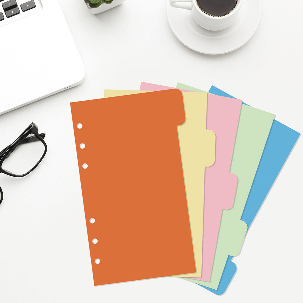 30Pcs Plastic Tab Dividers Col - Index Tab Divider 评论和价格