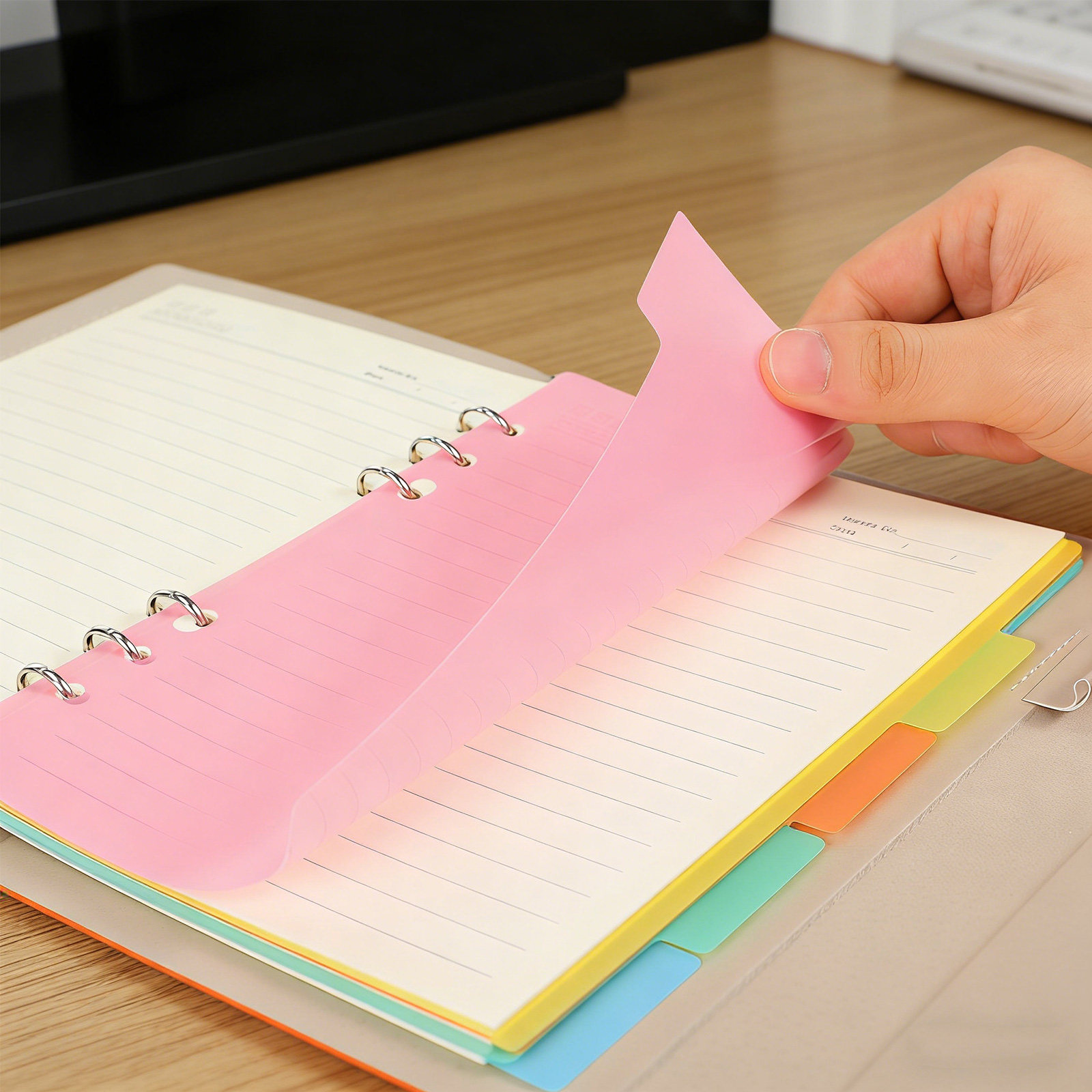 10Pcs Bright Colorful Index Di - Index Tab Divider 评论和价格