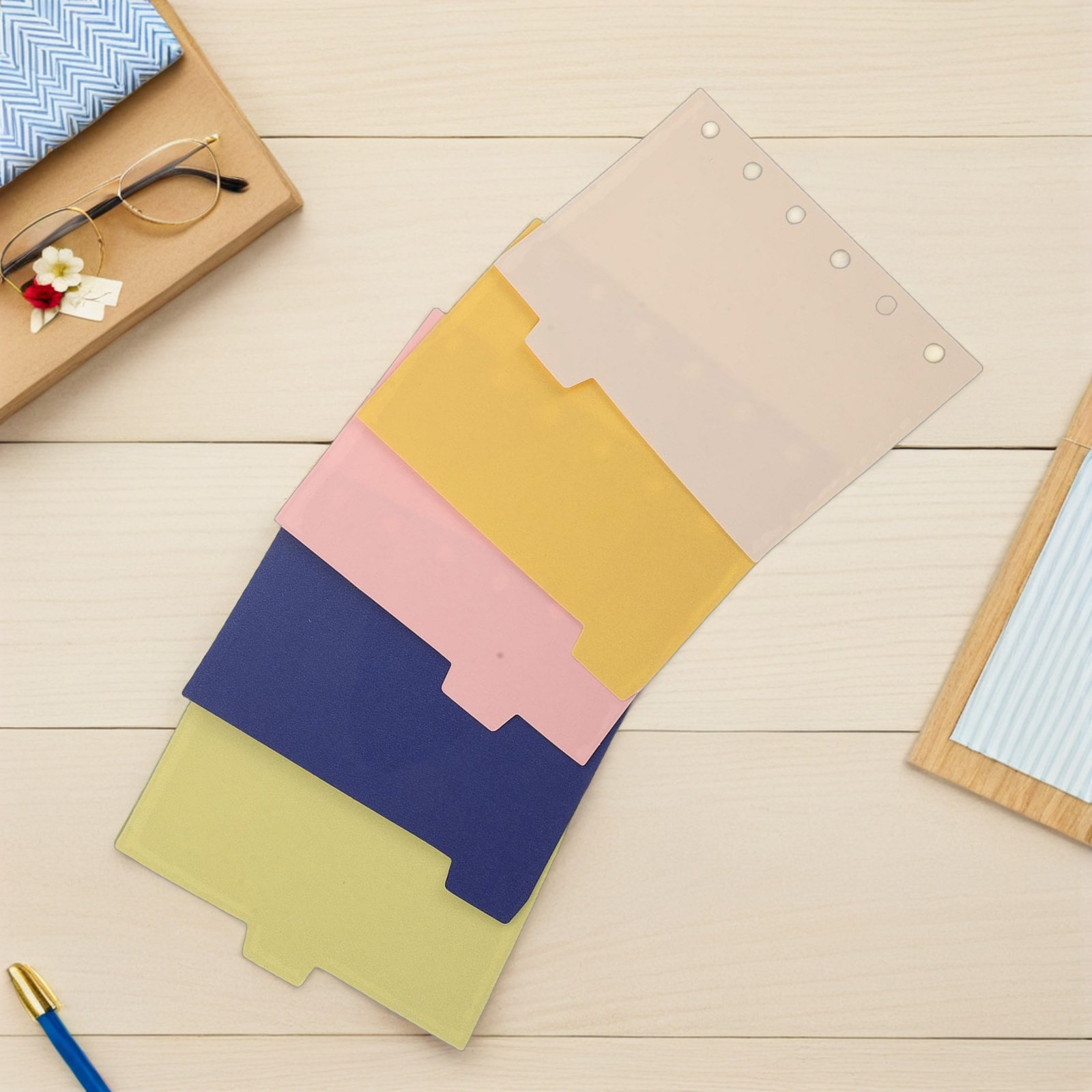 5Pcs Mini Binder Index Divider - Index Tab Divider 评论和价格