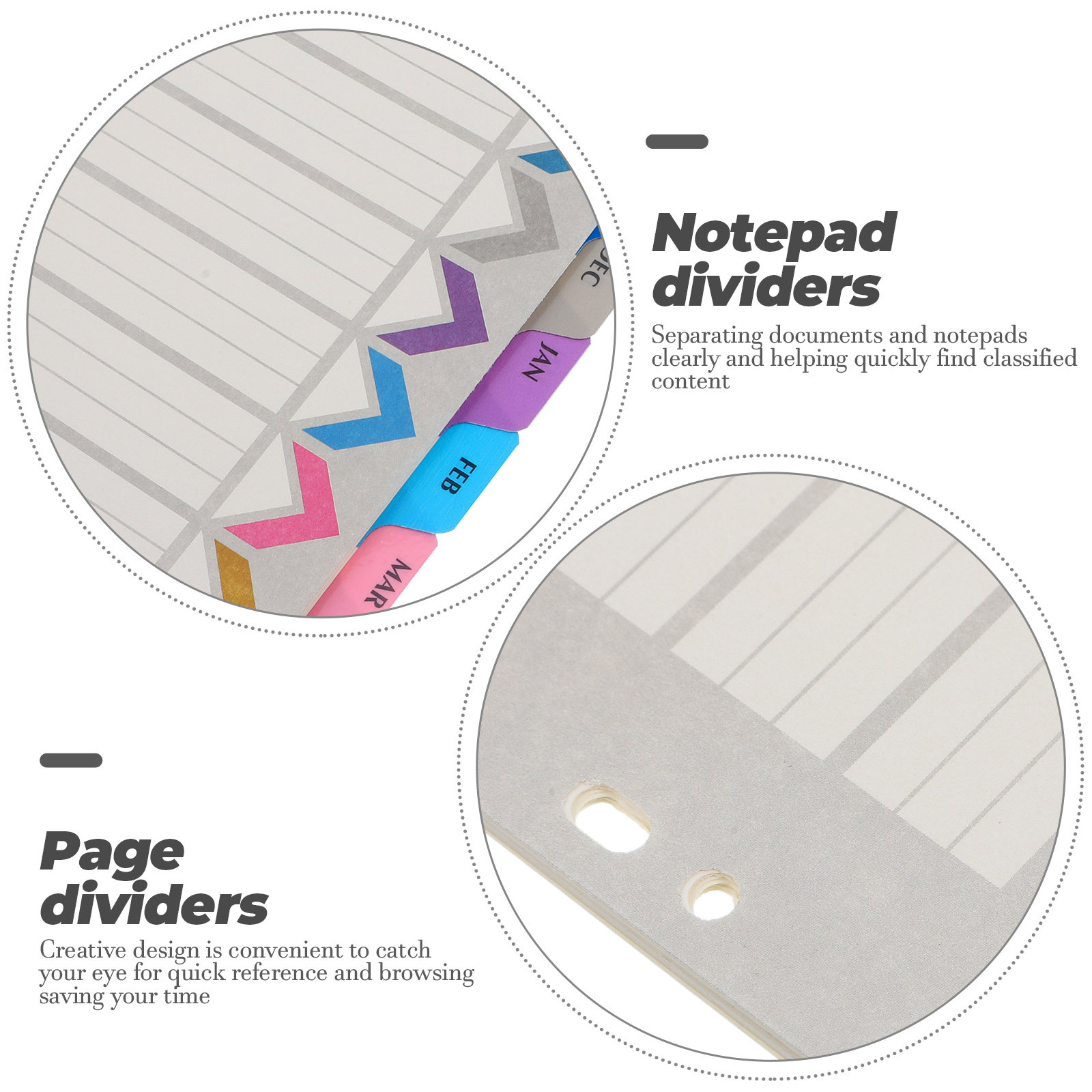 12Sheets Binder Dividers Tabs  - Index Tab Divider 评论和价格
