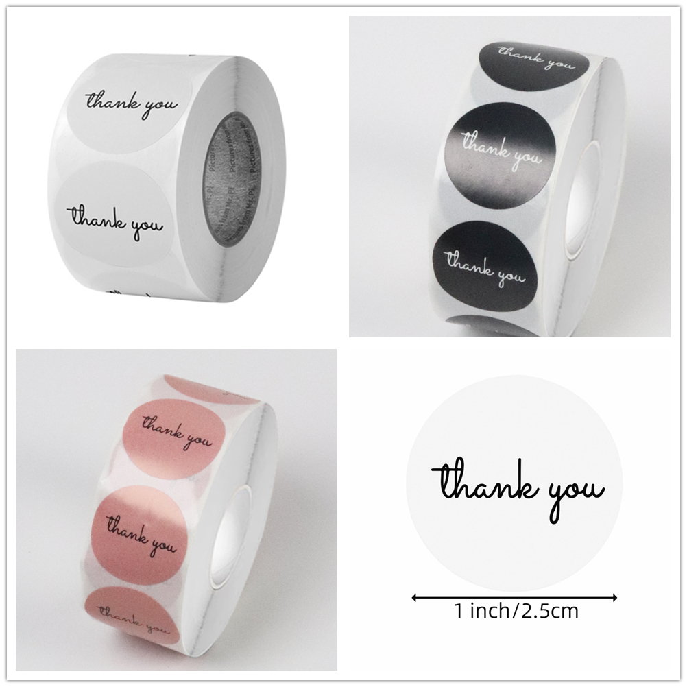 500 Thank You Stickers Roll 25 - Sticker Label Roll 评论和价格