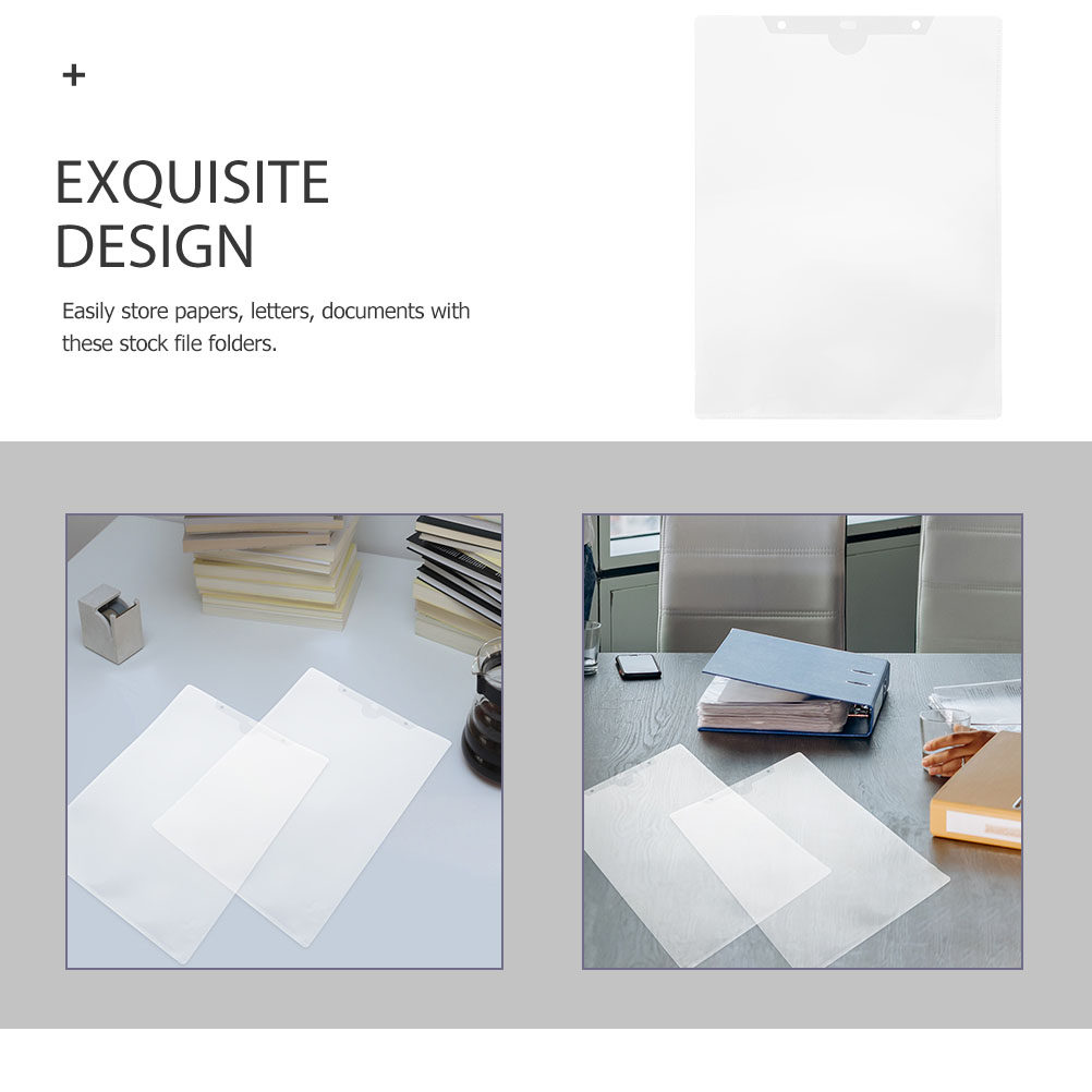 24Pcs Clear PP Plastic File Fo - File Folder Hanging 评论和价格