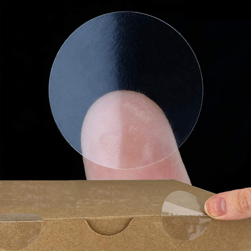 Transparent Circular Sticker S - Sticker Label Roll 评论和价格