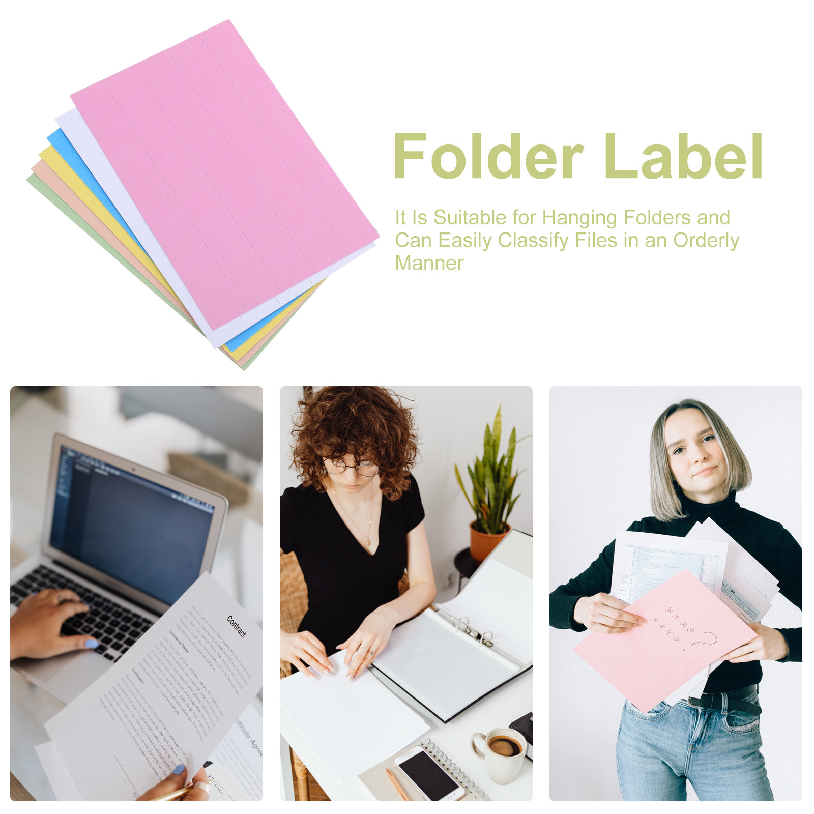 6Sheets Colored Hanging File F - File Folder Hanging 评论和价格
