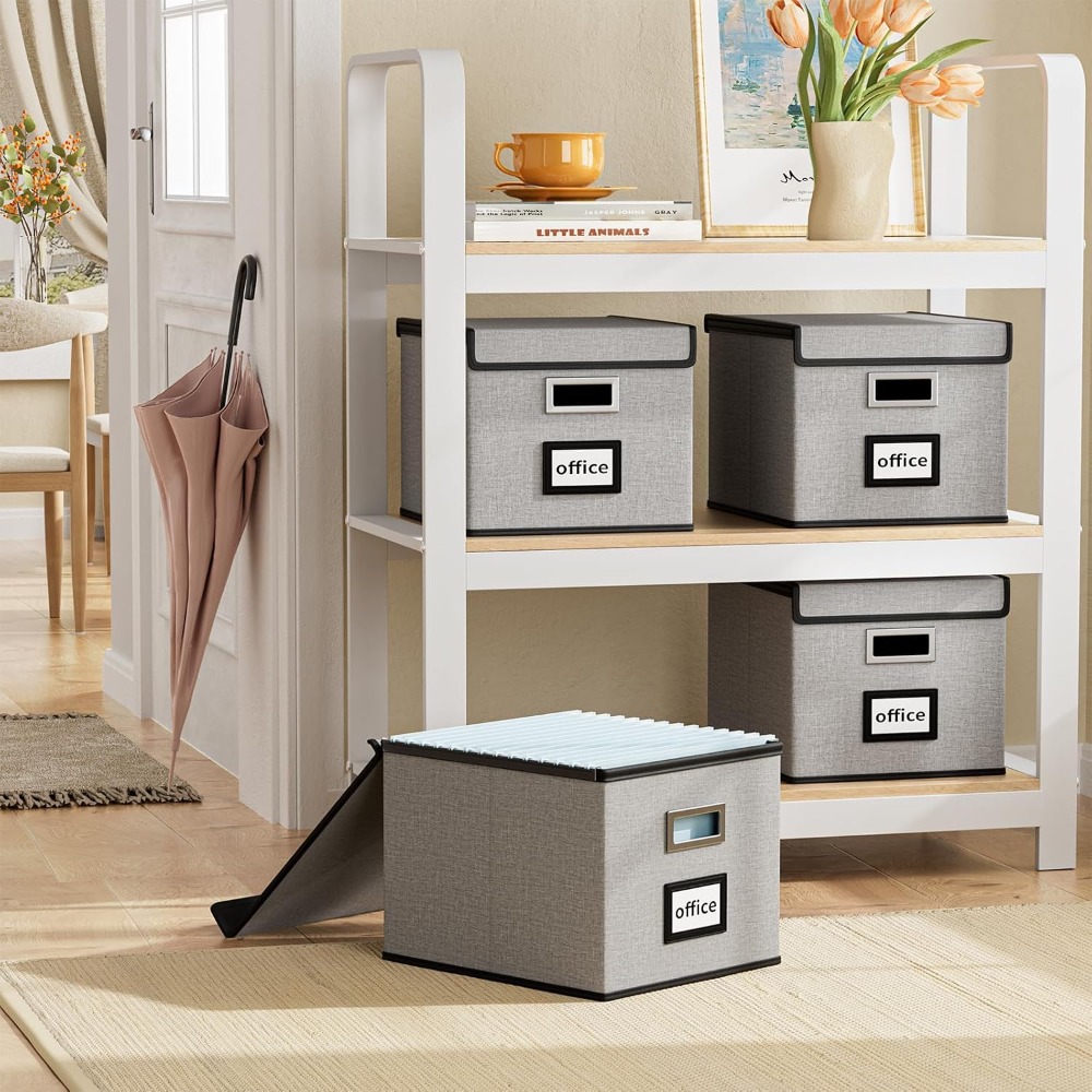 Collapsible File Organizer Box - File Folder Hanging 评论和价格