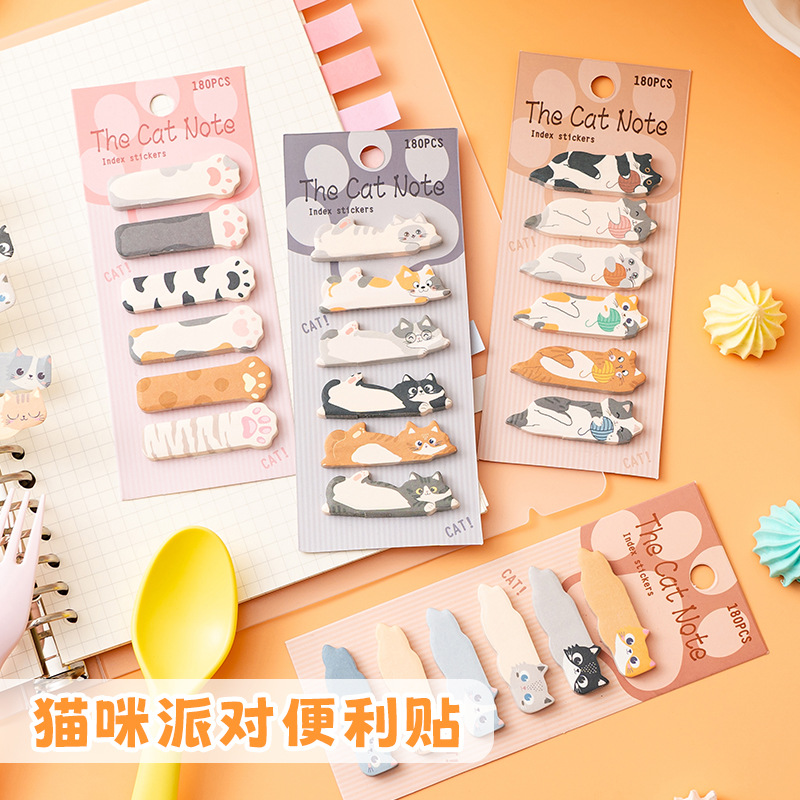 40packs Kawaii Cat Memo Pad St - Stationery Office Items List 评论和价格