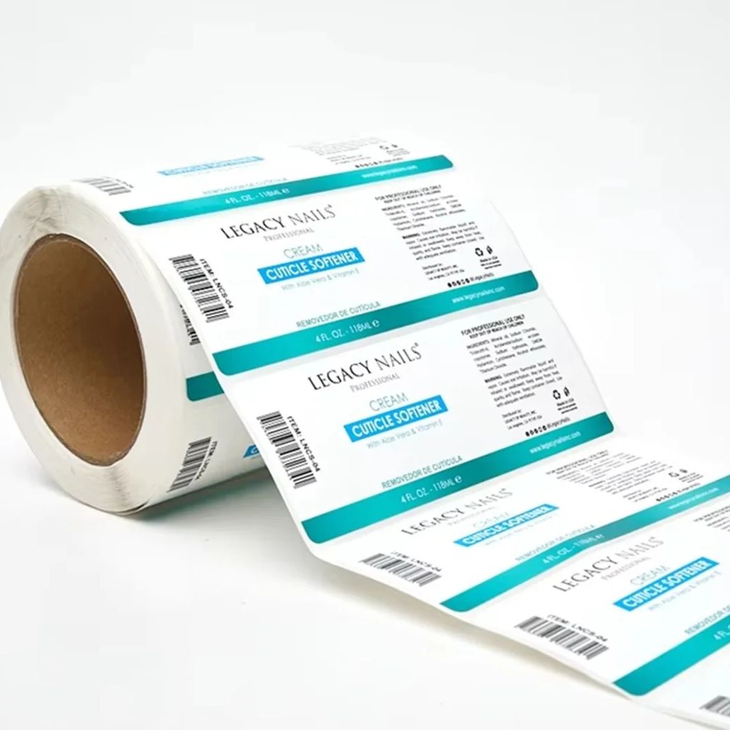 Custom Waterproof Vinyl Label  - Sticker Label Roll 评论和价格