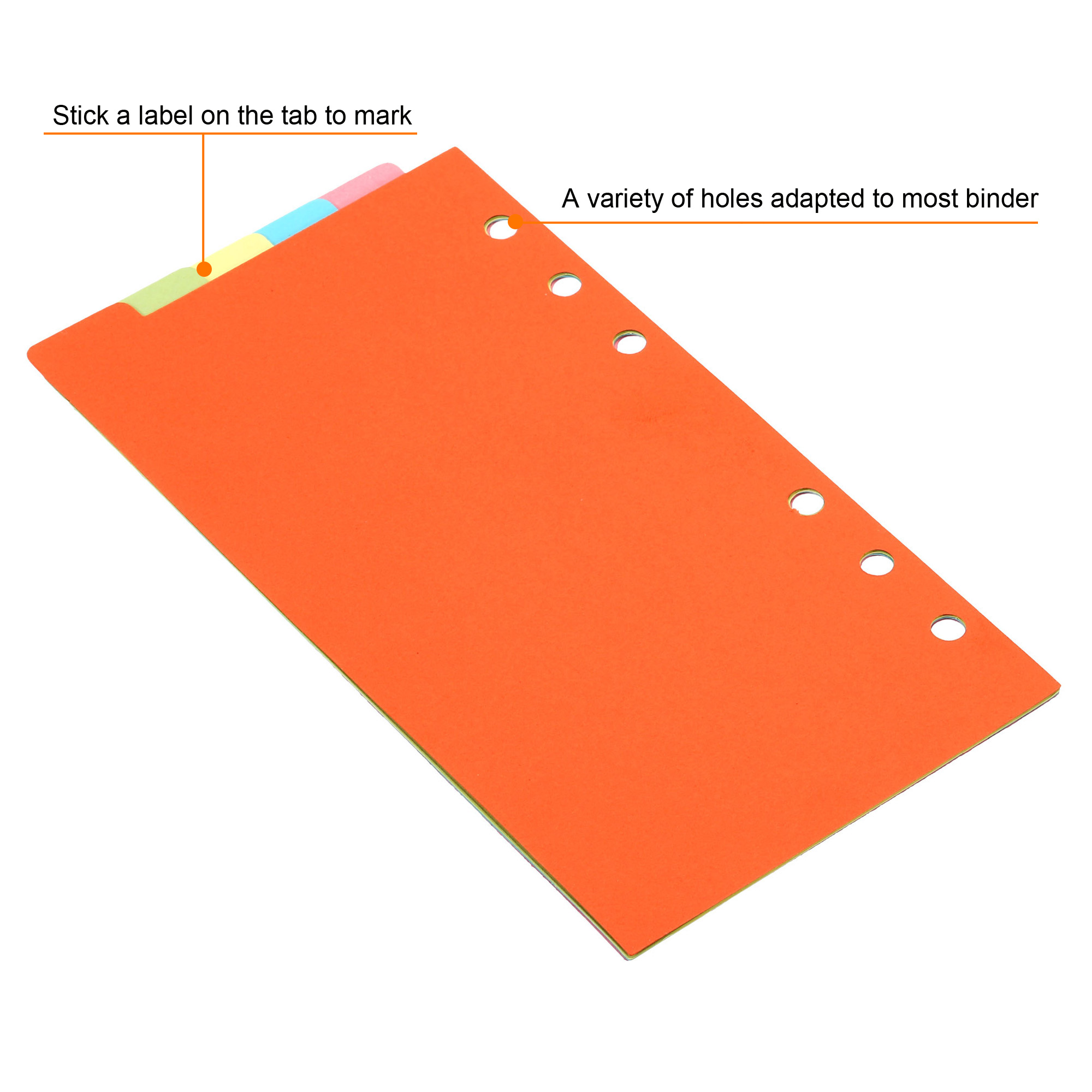 A6 Binder Index Dividers 4 Set - Index Tab Divider 评论和价格